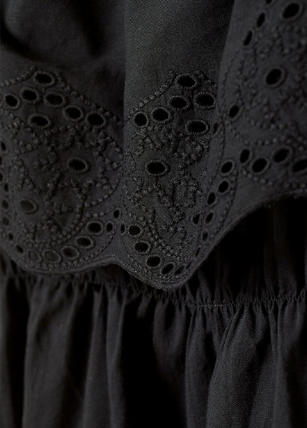 Черная летняя блузка для беременных H&M