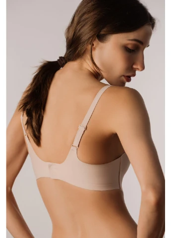 Бежевий бюстгальтер без push-up бежевий marita l1520a Luna