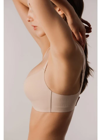 Бежевий бюстгальтер без push-up бежевий marita l1520a Luna