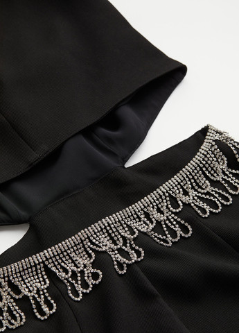 Чорна кежуал сукня а-силует H&M Studio однотонна