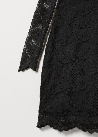 Чорна кежуал сукня H&M однотонна