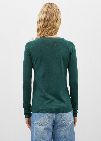 Зеленый демисезонный свитер пуловер KOTON