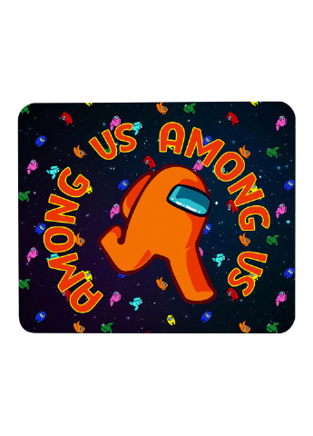 Килимок для мишки Амонг Ас Помаранчевий (Among Us Orange) (25108-2408) 22х18 см MobiPrint (222995226)