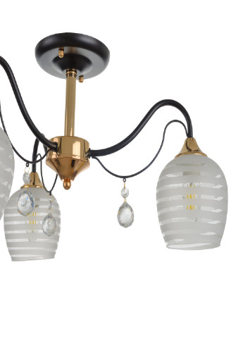 Люстра LK-676S/3 E27 BK+FG Brille (193196157)