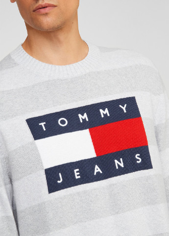 Серый демисезонный джемпер джемпер Tommy Jeans