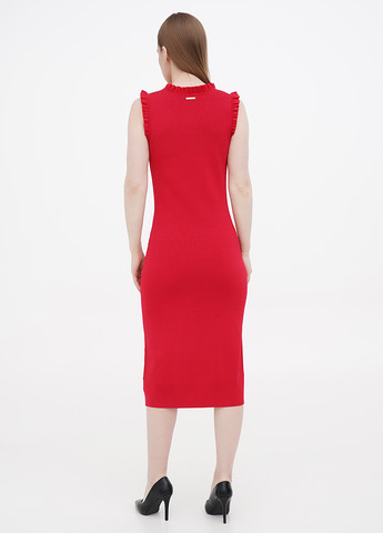 Красное кэжуал платье платье-майка Michael Kors однотонное