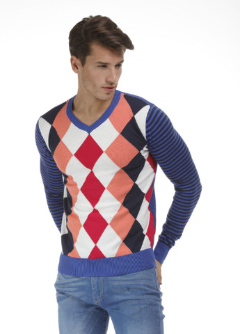 Комбинированный демисезонный пуловер пуловер Яavin