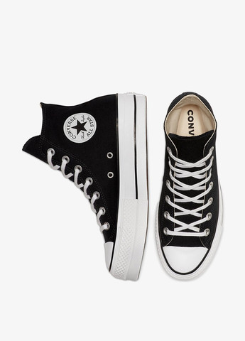 Чорно-білі кеди Converse CHUCK TAYLOR ALL STAR LIFT
