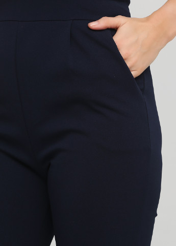 Комбінезон Mela London комбінезон-брюки однотонний темно-синій вечірній поліестер