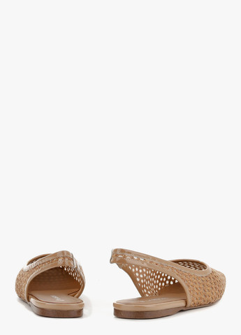 Le'BERDES Туфлі слінгбекі бежевий з текстиль, натуральна шкіра, україна — літо (370483491)