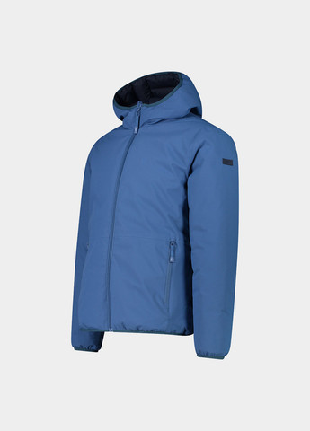 Голубая зимняя куртка CMP REVERSE JACKET FIX HOOD TWILL