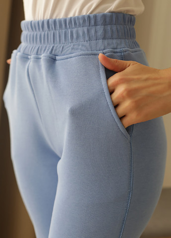Голубые спортивные демисезонные джоггеры брюки Forly
