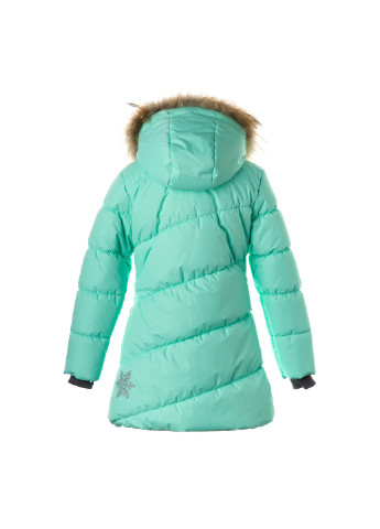 Мятная зимняя куртка зимняя rosa 1 Huppa