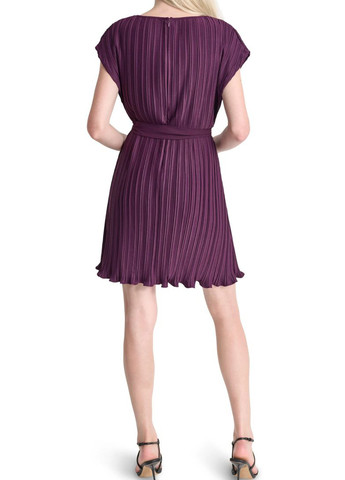 Фіолетова кежуал сукня плісована DKNY однотонна
