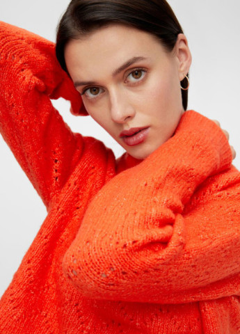 Оранжевый демисезонный свитер Pieces