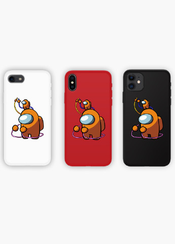 Чехол силиконовый Apple Iphone Xr Амонг Ас Оранжевый (Among Us Orange) (8225-2413) MobiPrint (219565622)