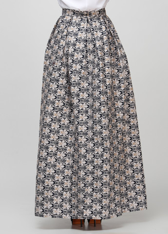 Разноцветная кэжуал с геометрическим узором юбка BERENIS клешированная