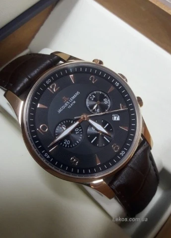 Чоловічі Годинники 1-1654G кварцові класичні Jacques Lemans (226704538)