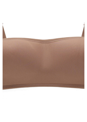 Бежевий топ бюстгальтер Fashion Forms без кісточок поліестер