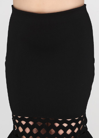 Черная кэжуал однотонная юбка Vero Moda годе