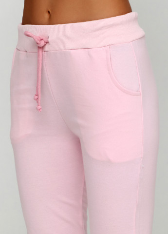 Розовые спортивные демисезонные зауженные брюки Carla Mara