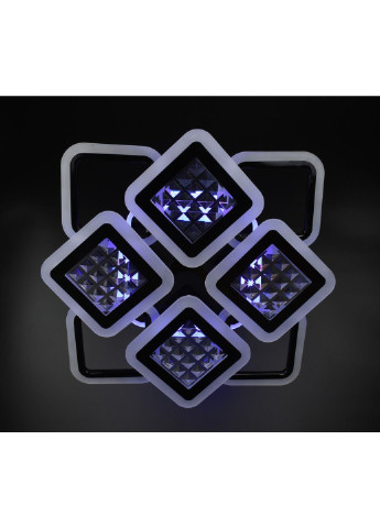 Люстра потолочная LED с пультом A2723/4+4S-RGB-bk-d Черный 11х54х62 см. Sunnysky (253527873)