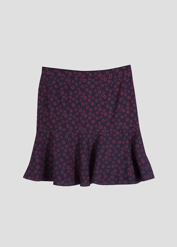 Темно-синяя кэжуал цветочной расцветки юбка C&A