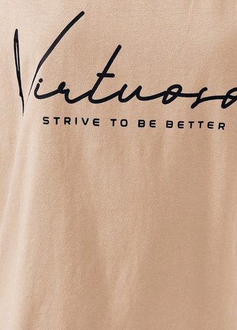 Бежевий демісезонний костюм (футболка, леггінси) брючний SHEIN