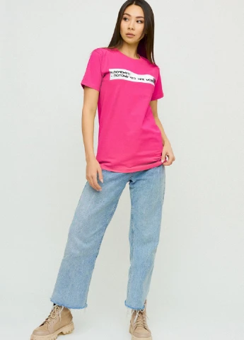 Футболка Boyfriend / air print / YAPPI - (237407690)