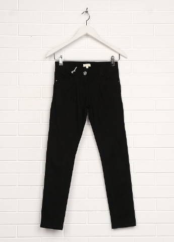 Черные кэжуал демисезонные со средней талией брюки Gatti