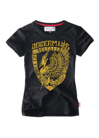 Черная летняя футболка dobermans tsd164bk Dobermans Aggressive