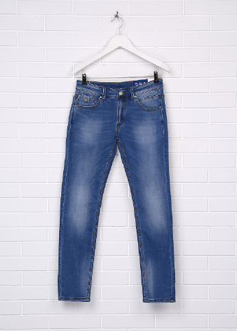 Синие летние зауженные джинсы Y-TWO