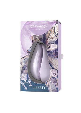 Вакуумний стимулятор клітора Liberty колір: ліловий Womanizer (255260274)
