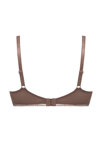 Розово-коричневый бралетт бюстгальтер Hunkemoller без косточек полиамид