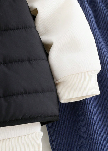 Комбінований демісезонний комплект (худи, жилет, штани) SHEIN