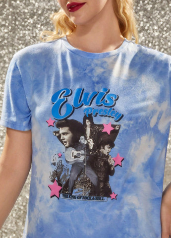 Голубая всесезон пижама (футболка, шорты) футболка + шорты SHEIN