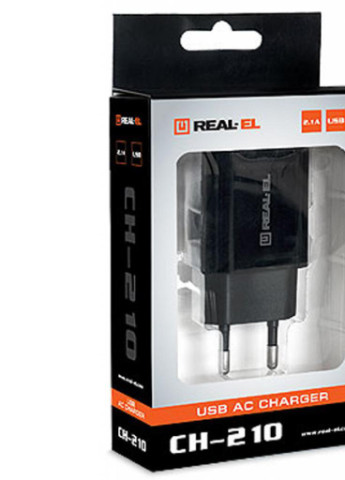Зарядное устройство (EL123160014) Real-El CH-210 black (253507406)