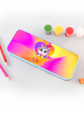 Пенал шкільний Лайки Единорог (Likee Unicorn) (34408-1593-SK) MobiPrint (234778613)