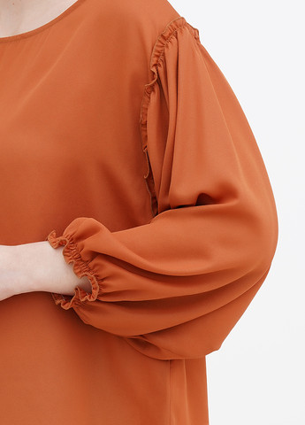 Светло-коричневая демисезонная блуза Oltre