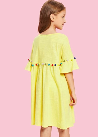 Светло-жёлтое платье SHEIN (243183574)