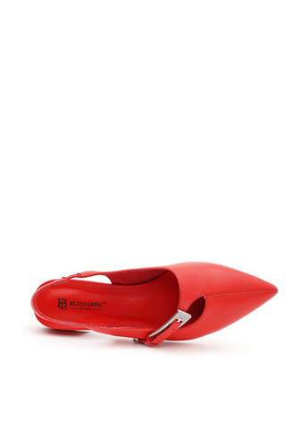 Blizzarini Туфлі слінгбекі червоний з натуральна шкіра, україна — літо (340268478)