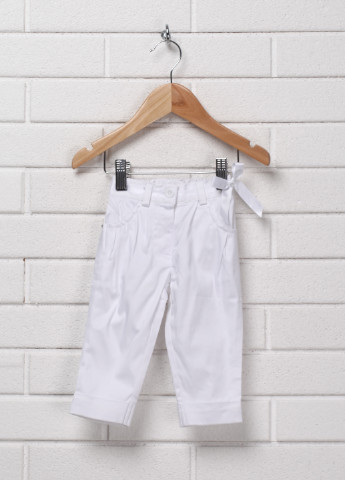 Белые кэжуал летние зауженные брюки Gaialuna