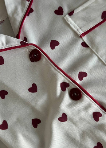 Белая всесезон пижама (рубашка, брюки) рубашка + брюки NOVA VEGA