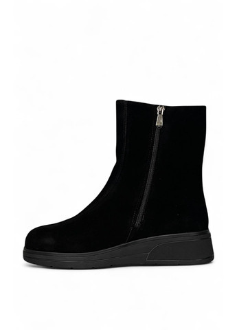 Зимние ботинки Meego без декора из натуральной замши