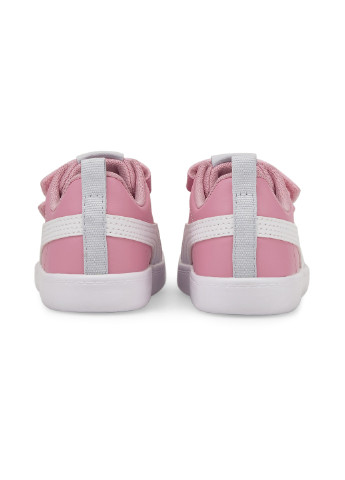 Розовые детские кеды courtflex v2 babies’ trainers Puma
