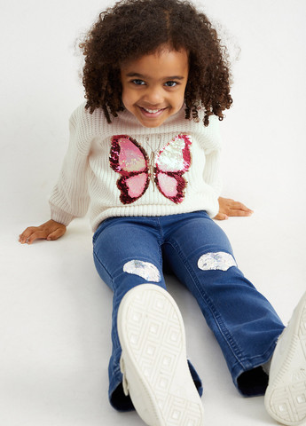 Белый зимний джемпер джемпер C&A