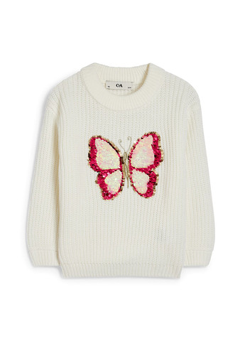 Белый зимний джемпер джемпер C&A