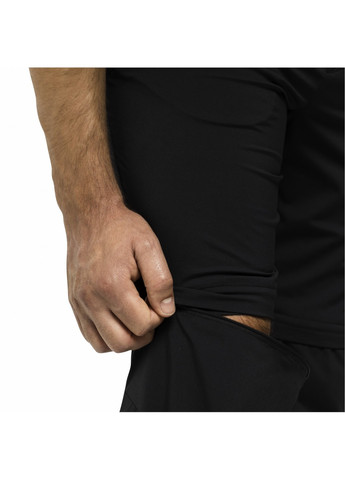 Черные кэжуал, спортивные летние прямые брюки Jack Wolfskin