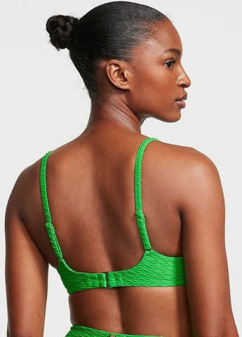 Зеленый летний купальник (лиф, трусы) раздельный Victoria's Secret