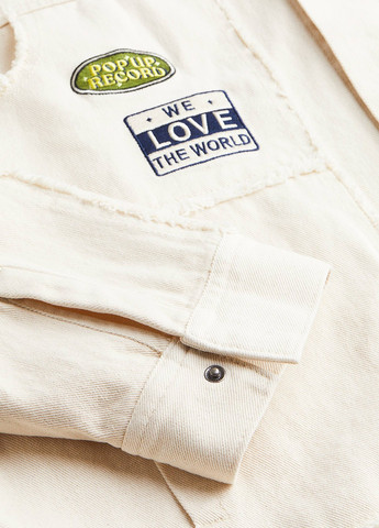 Светло-бежевая демисезонная куртка H&M